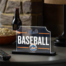 New York Mets Baseball Rectangle Desklite LED Decor