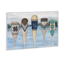 Lake Living Wooden Wall Art Paddles 16x24"