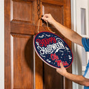 University of Mississippi Halloween Round Door Decor with Hanging Rope, 18x18