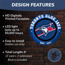 Toronto Blue Jays, Metal Lite, Round