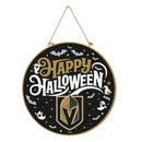 Vegas Golden Knights Halloween Round Door Decor with Hanging Rope, 18x18