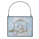 Nativity Wall Decor, Stained Glass, 8" x 10"