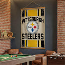 Pittsburgh Steelers, Canvas Wall Tapestry, Large, 54x36