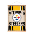 Pittsburgh Steelers, Canvas Wall Tapestry, Large, 54x36
