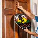 Baltimore Orioles Bigfoot Round Door Décor with Hanging Rope, 18x18