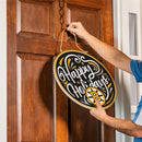 Boston Bruins Holiday Round Door Decor with Hanging Rope, 18x18