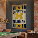 University Of Michigan, Canvas Wall Tapestry, Large, 54x36