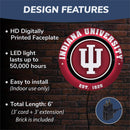 Indiana University, Metal Lite, Round