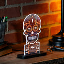 Denver Broncos NFL Football Sugar Skull Desklite LED Decor