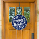 Tampa Bay Lightning Holiday Round Door Decor with Hanging Rope, 18x18