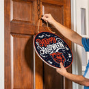 Chicago Bears Halloween Round Door Decor with Hanging Rope, 18x18