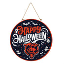 Chicago Bears Halloween Round Door Decor with Hanging Rope, 18x18