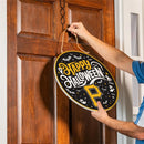 Pittsburgh Pirates Halloween Round Door Decor with Hanging Rope, 18x18