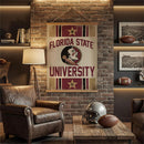 Florida State University, Canvas Wall Tapestry, Large, 54x36