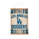 Los Angeles Dodgers, Canvas Wall Tapestry, Medium, 36x24