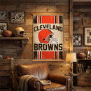 Cleveland Browns, Canvas Wall Tapestry, Medium, 36x24