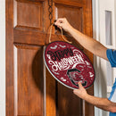 University of South Carolina Halloween Round Door Decor with Hanging Rope, 18x18