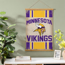 Minnesota Vikings, Canvas Wall Tapestry, Medium, 36x24