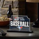 Toronto Blue Jays Baseball Rectangle Desklite LED Decor