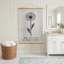 Heart of the Home Indoor Wall Décor Canvas Tapestry, Tiny Seeds Carry the Biggest Dreams 52"X 36" Ca