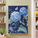 VivaStyle Hydrangea Haven Indoor Wall Décor Canvas Tapestry, Hydrangea Butterfly 52"X 36" Canvas Tap