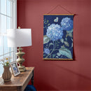 VivaStyle Hydrangea Haven Indoor Wall Décor Canvas Tapestry, Hydrangea Butterfly 36"x24" Canvas Tape