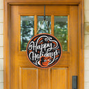 Baltimore Orioles Holiday Round Door Décor with Hanging Rope, 18x18