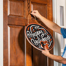 Baltimore Orioles Holiday Round Door Decor with Hanging Rope, 18x18