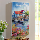 Coastal Wooden Wall Art Dock 16x24"