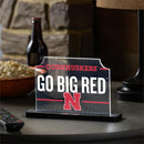 University of Nebraska College Rectangle Desklite LED Decor