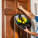 Vegas Golden Knights Bigfoot Round Door Décor with Hanging Rope, 18x18