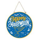 St Louis Blues Halloween Round Door Decor with Hanging Rope, 18x18