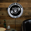 LAS VEGAS RAIDERS, Metal Lite, Round