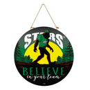 Dallas Stars Bigfoot Round Door Decor with Hanging Rope, 18x18
