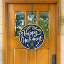 Milwaukee Brewers Holiday Round Door Decor with Hanging Rope, 18x18