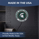 Michigan State University, Metal Lite, Round