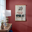 Hillside Pasture Indoor Wall Decor Canvas Tapestry, Stacked Animals 36"x24" Canvas Tapestry