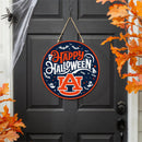 Auburn University Halloween Round Door Decor with Hanging Rope, 18x18