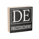 State Wooden Plock Delaware 6x6"