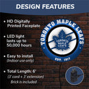 Toronto Maple Leafs, Metal Lite, Round
