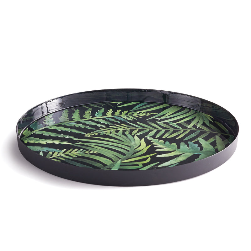 NAPA Home & Garden, GARDEN FERN ROUND TRAY,JB409