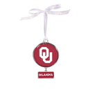 University of Oklahoma Shaped Metal Ornament