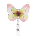 Cottage Garden Keychain, ID Badge Holder, Asst of 3, Display