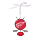 Detroit Red Wings Shaped Metal Ornament