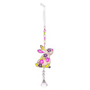 Hop Into Spring Hanging Charm, Metal Bunny, Egg and Flower, Display, Asst of 3