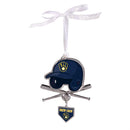 Milwaukee Brewers Shaped Metal Ornament