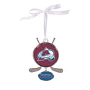 Colorado Avalanche Shaped Metal Ornament