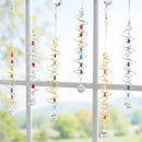 Cottage Garden Hanging Charm, Round Crystal, Asst of 6, Display