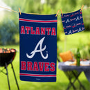 Atlanta Braves Quick Dry 1pc Kitchen Towel and 1pc Dish Cloth Kitchen Gift Set