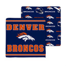 Denver Broncos Quick Dry 1pc Kitchen Towel and 1pc Dish Cloth Kitchen Gift Set